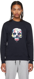 PS by Paul Smith Navy Skull Sweatshirt