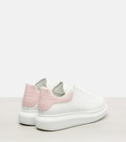 McQueen Oversized leather sneakers