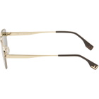 Fendi Gold 'Fendi Sky' Sunglasses