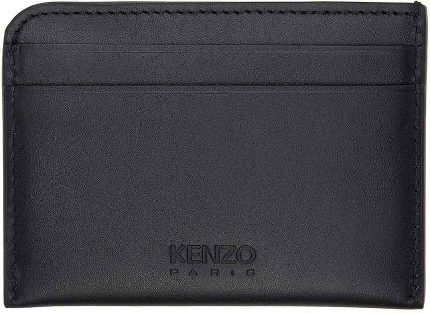Kenzo Black Kenzo Paris 'Varsity' Card Holder