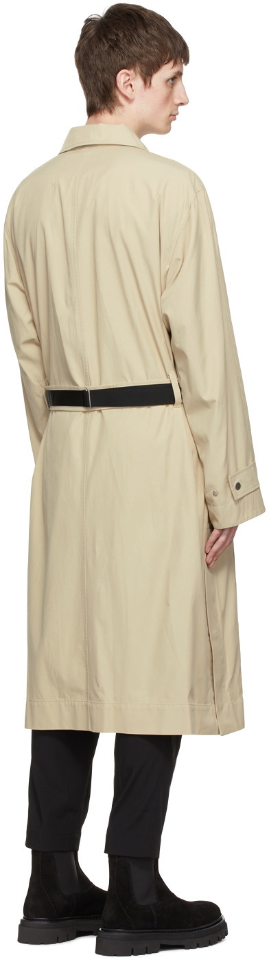 3.1 Phillip Lim Beige Balmacaan Trench Coat