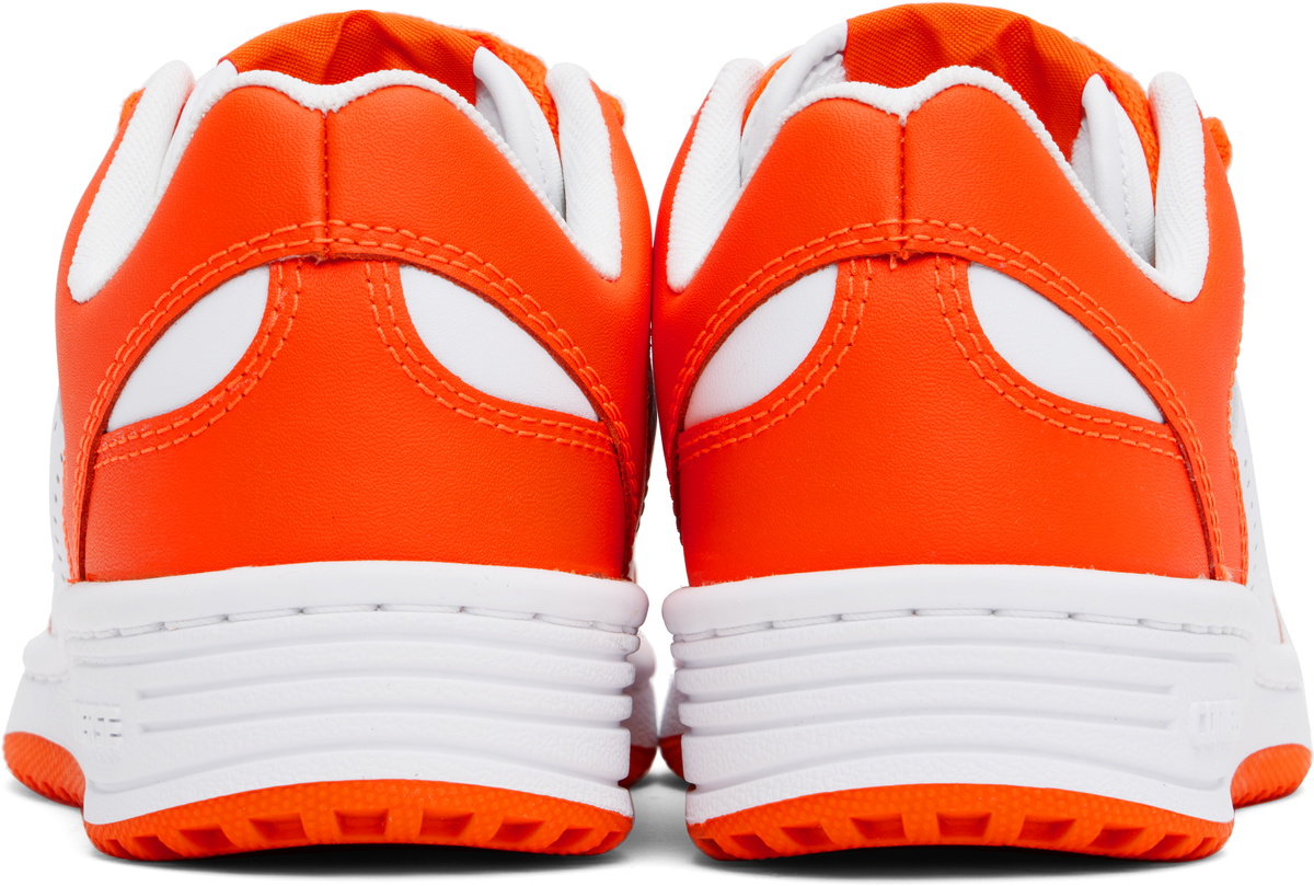Converse White & Orange Weapon Low Top Sneakers Converse