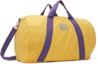 Bode Yellow & Purple Two-Tone Gym Duffle Bag