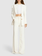 BALMAIN - Crepe Flared Pants