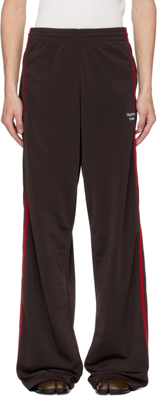 Photo: Martine Rose Brown Wide Leg Track Pants