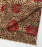 The House of Lyria Tormento fringed linen tablecloth