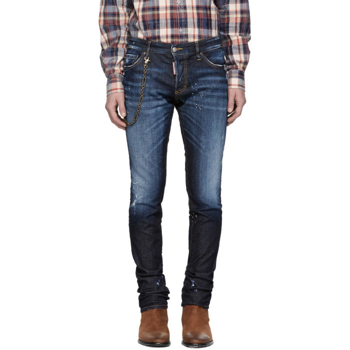 Photo: Dsquared2 Blue Slim Everything Jeans 