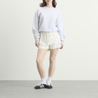 Adidas Women's Terry Towel Shorts in Off White