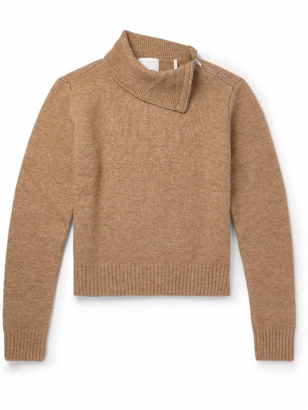 Photo: Marant - Maverick Knitted Rollneck Sweater - Brown