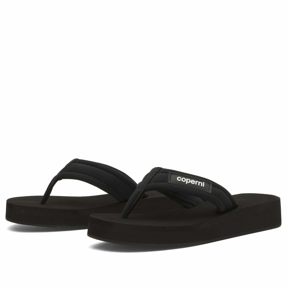 Coperni Women's FOAM FLIP FLOPS in Black