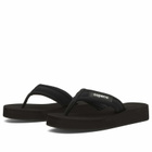 Coperni Women's FOAM FLIP FLOPS in Black