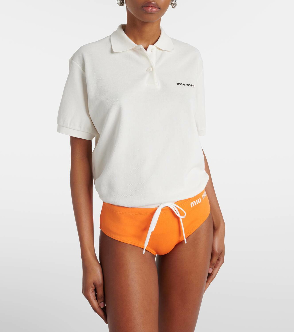 Miu Miu Logo bikini bottoms