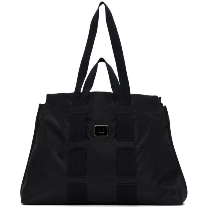 Photo: Acne Studios Black Logo Plaque Tote