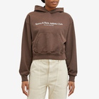 Sporty & Rich Women's Athletic Club Hoodie in Chocolate