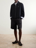 LOEWE - Logo-Embroidered Cotton-Blend Jacket - Black