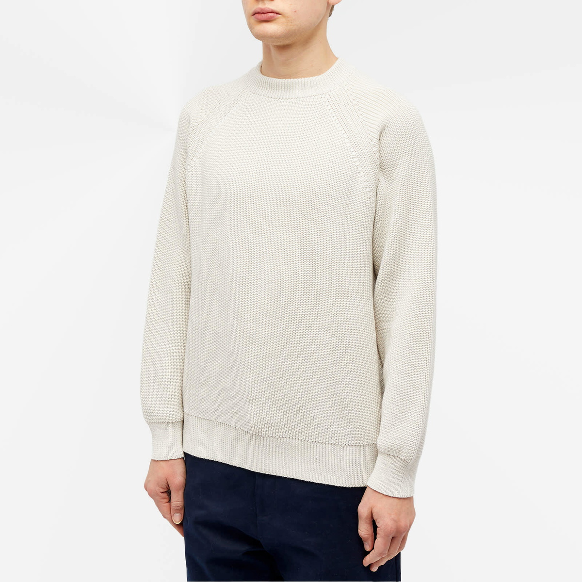 Arpenteur Men's Plano Crew Knit in Cream