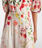 Gabriela Hearst Ignis floral linen midi dress