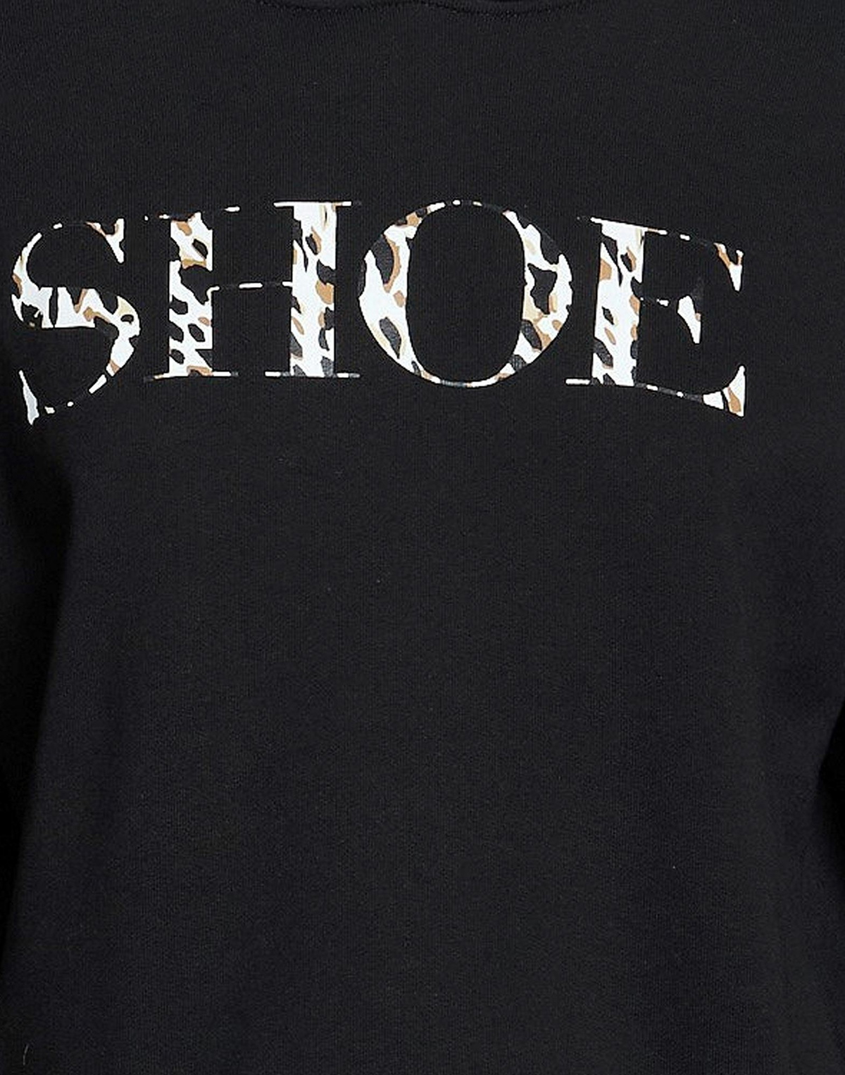 Shoe Womens Sweatshirt in Black