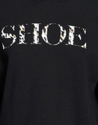 Shoe Womens Sweatshirt in Black