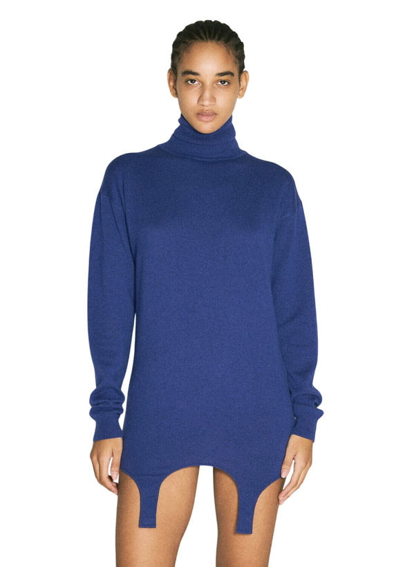 Photo: Saint Laurent Turtleneck Garter Sweater