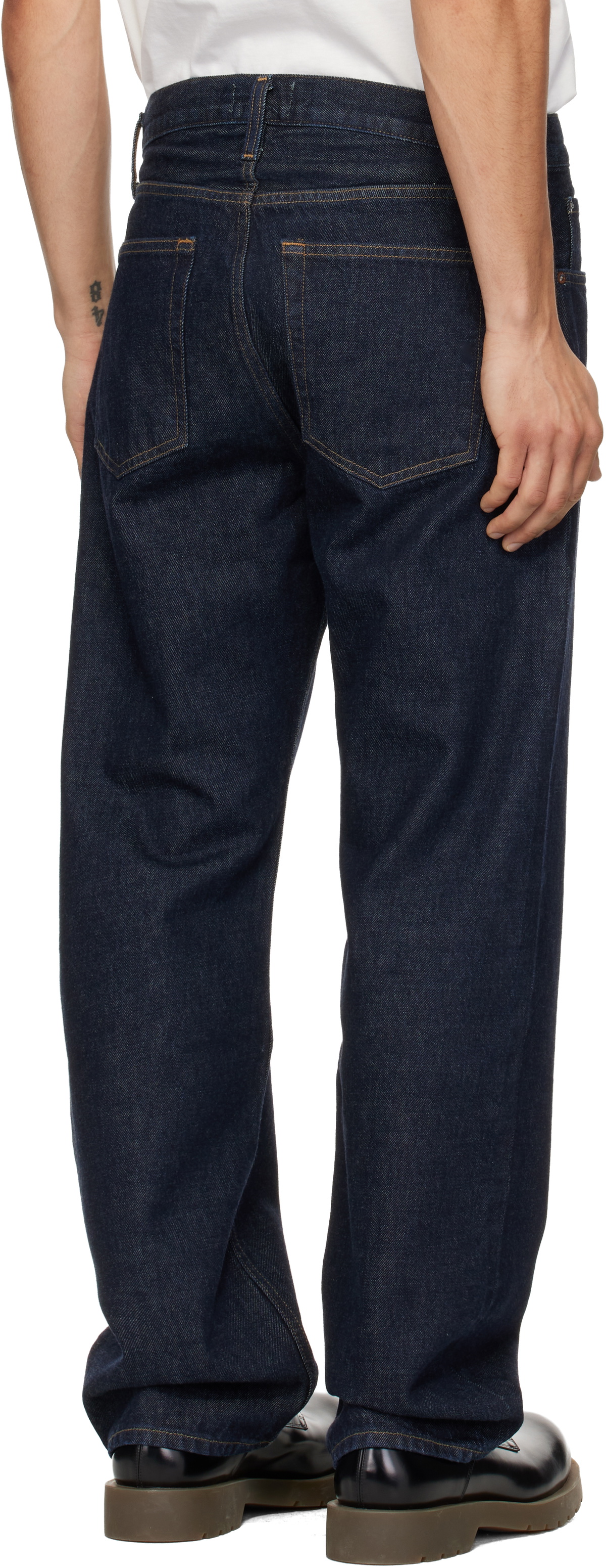 AGOLDE Navy Magnus Trouser Jeans