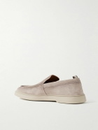 Officine Creative - Bones 002 Suede Loafers - Neutrals