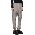 Rick Owens Gray Tower Drawstring Long Trousers