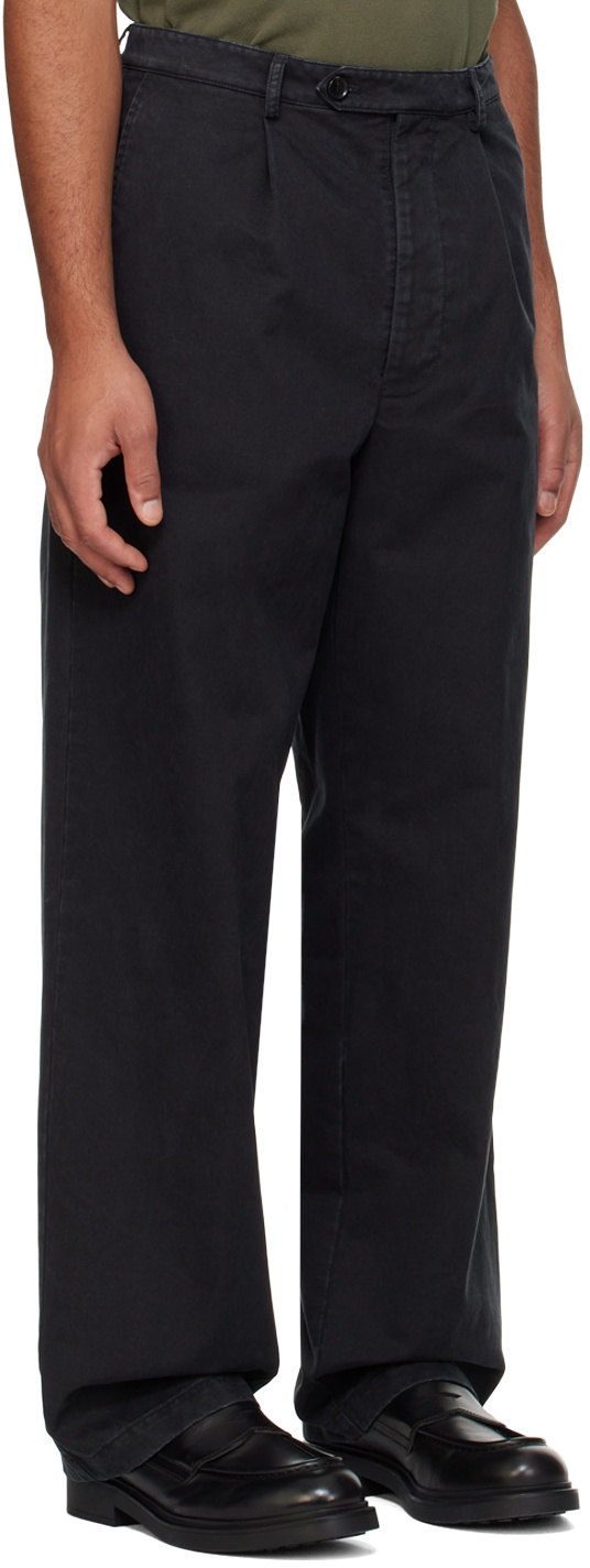 Bally Black Darted Trousers