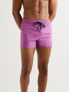 Vilebrequin - Man Slim-Fit Short-Length Swim Shorts - Purple