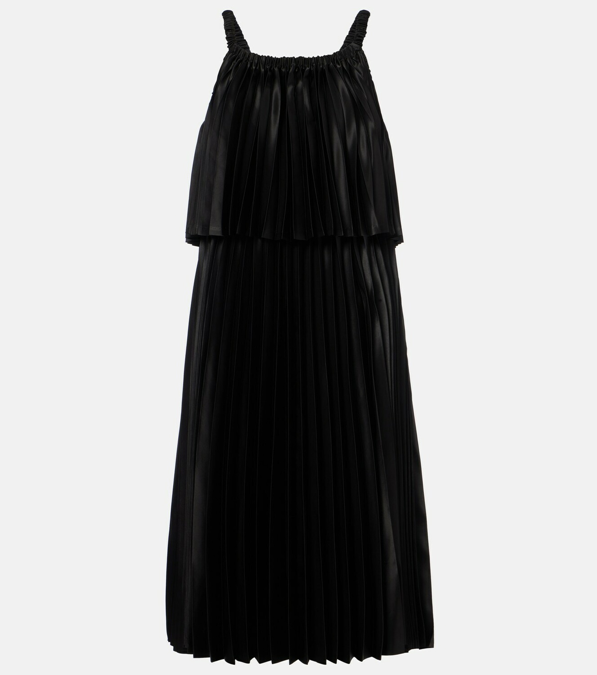 Noir Kei Ninomiya Satin midi dress
