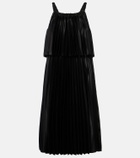 Noir Kei Ninomiya Satin midi dress
