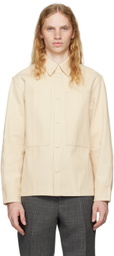 Jil Sander Beige Sea Island Denim Jacket