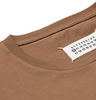 Maison Margiela - Garment-Dyed Cotton-Jersey T-Shirt - Men - Light brown