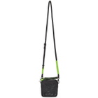 Li-Ning Black Mini Faux-Leather Bag