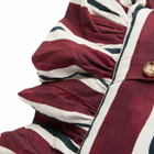 Damson Madder Women's Frilly Cushion in Burgundy 