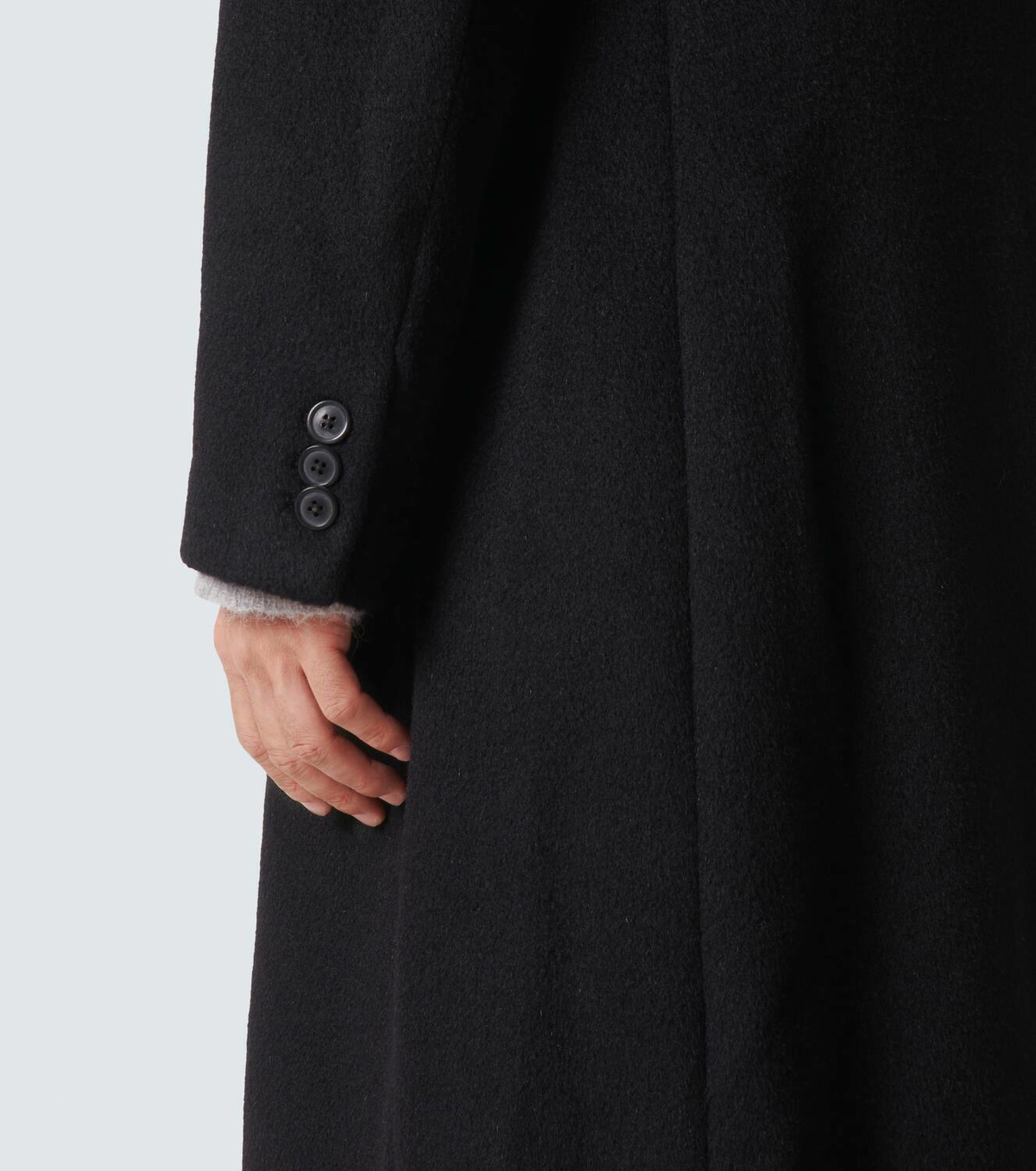 Our Legacy Whale double-breasted mohair-blend coat Our Legacy