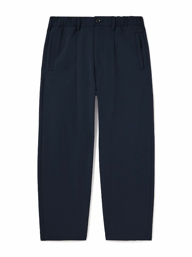 Photo: nanamica - Straight-Leg Pleated ALPHADRY® Suit Trousers - Blue