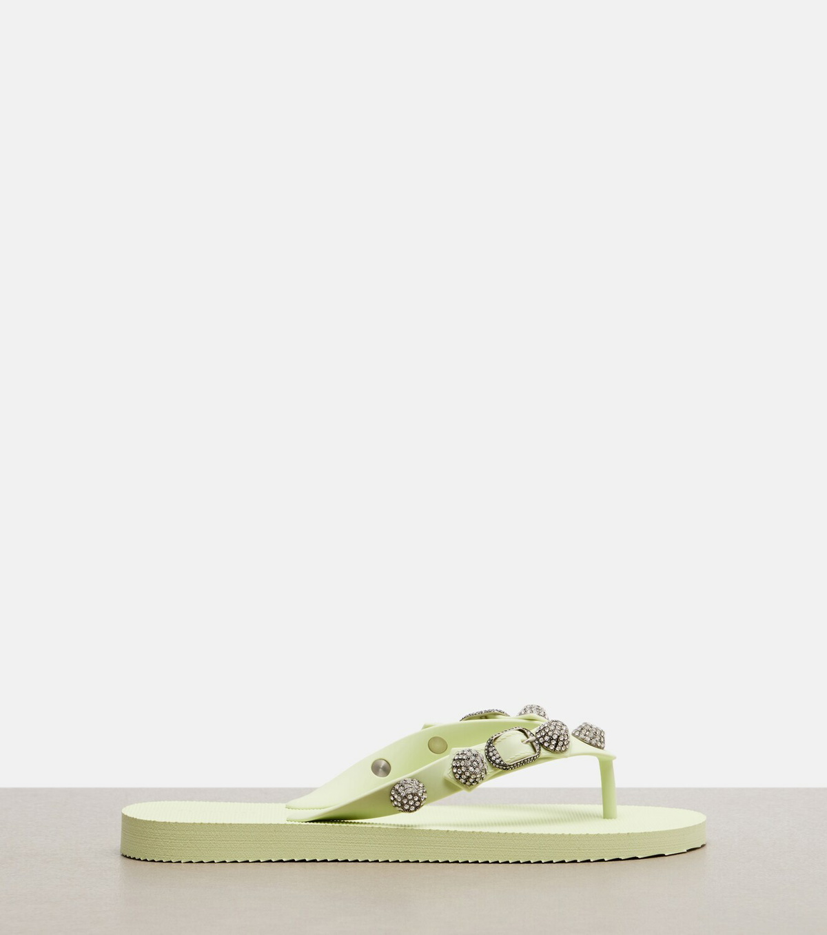 Balenciaga Cagole embellished thong sandals