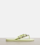 Balenciaga Cagole embellished thong sandals