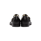 Gucci Black Mary Jane Cut-Out Loafers