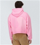 ERL Cotton-blend fleece hoodie