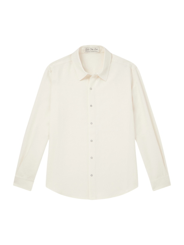 Photo: God's True Cashmere - Linen-Twill Shirt - White