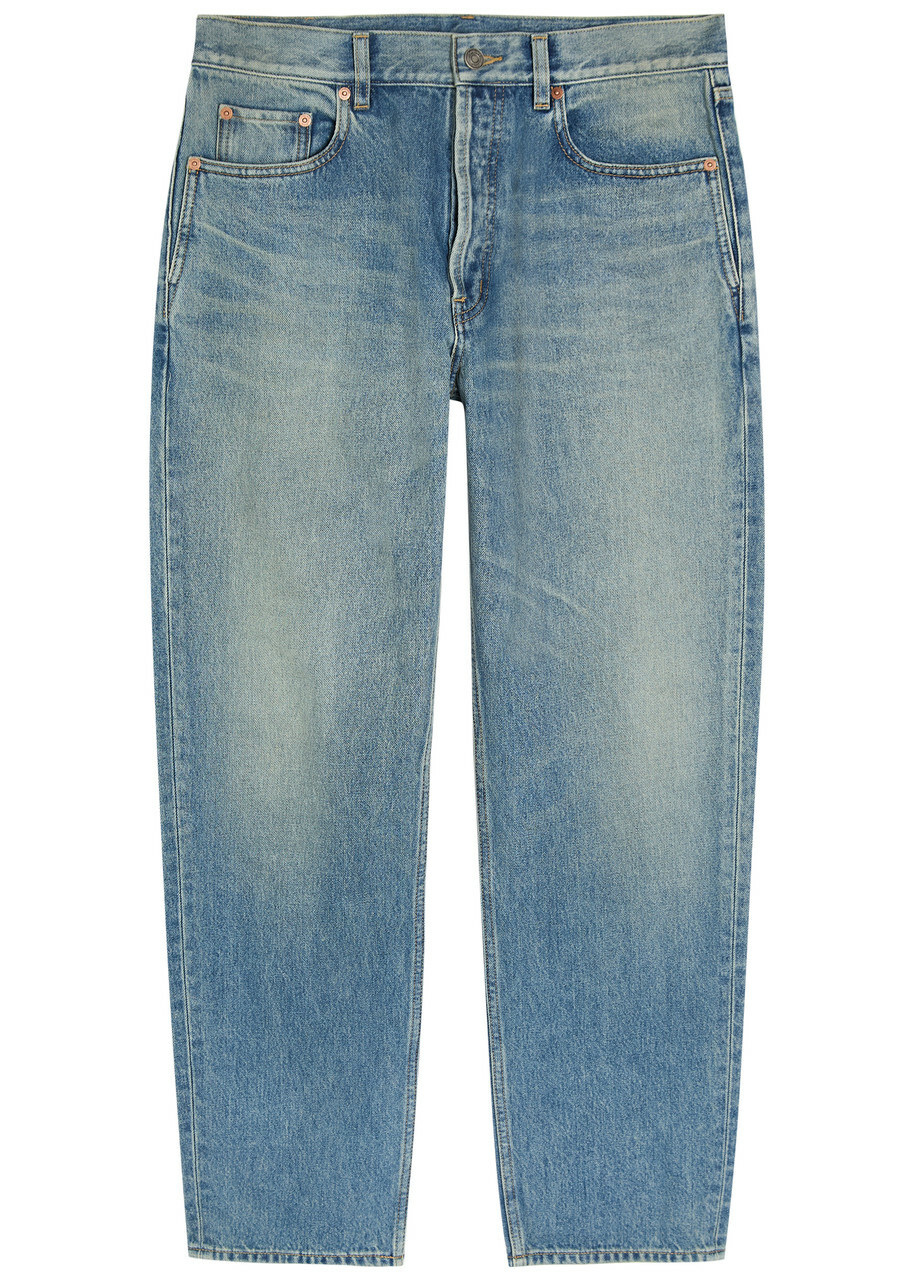 Saint Laurent - Skinny-Fit 15cm Hem Denim Jeans - Men - Indigo