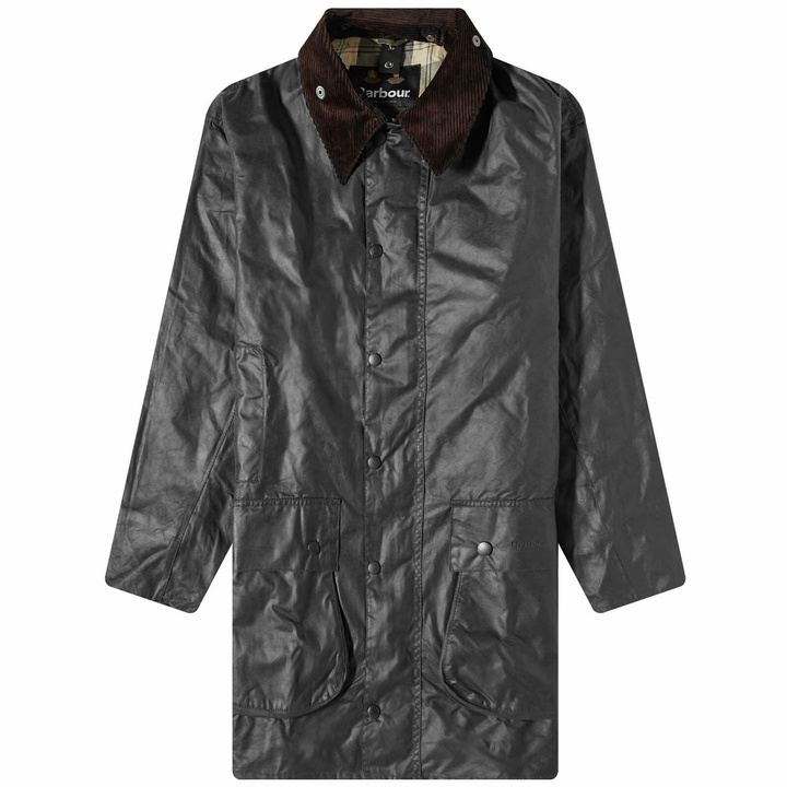 Photo: Barbour Men's Border Wax Jacket in Sage