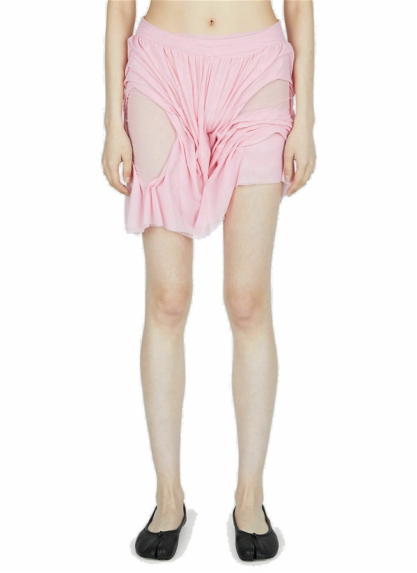 Photo: DI PETSA - Wet Look Skirt in Pink
