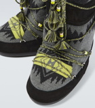 Alanui - x Moon Boot Icon jacquard boots