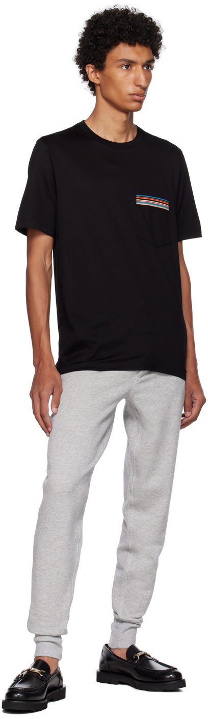 Paul Smith Black Signature Stripe T-Shirt Paul Smith