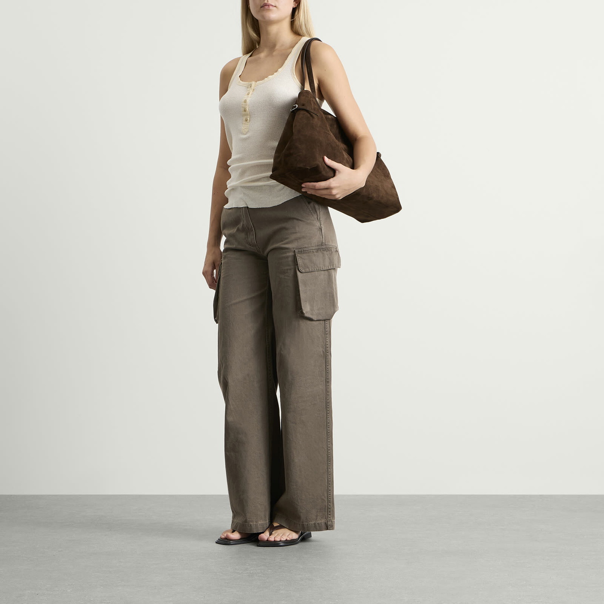 Vagabond Shoemakers Women's Cannes Suede Bag in Coffee 