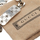 Gucci Men's Jewellery Bee Motif Bracelet in Silver