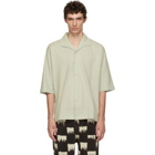 Homme Plisse Issey Miyake Green Raw Shirt